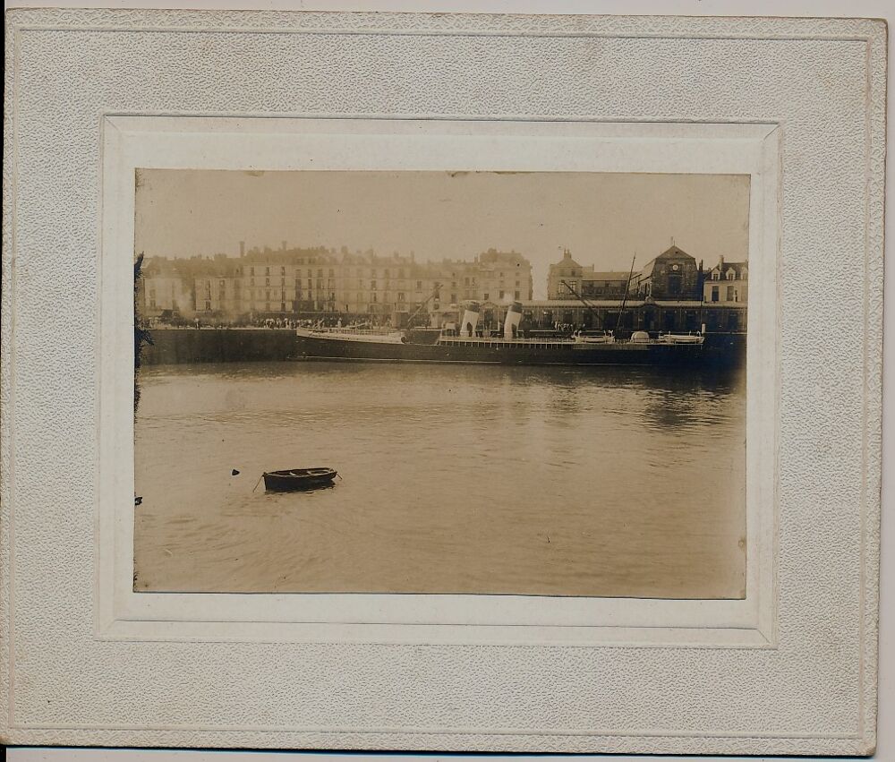 4 Photographies TREPORT Normandie Paquebot Famille Casino 