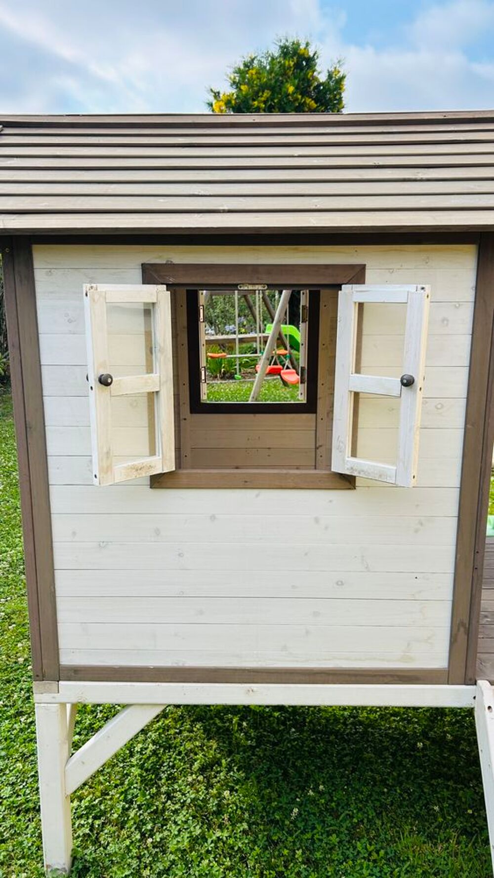 Cabane/maison de jardin en bois enfant - Sunny Playhouse Jeux / jouets