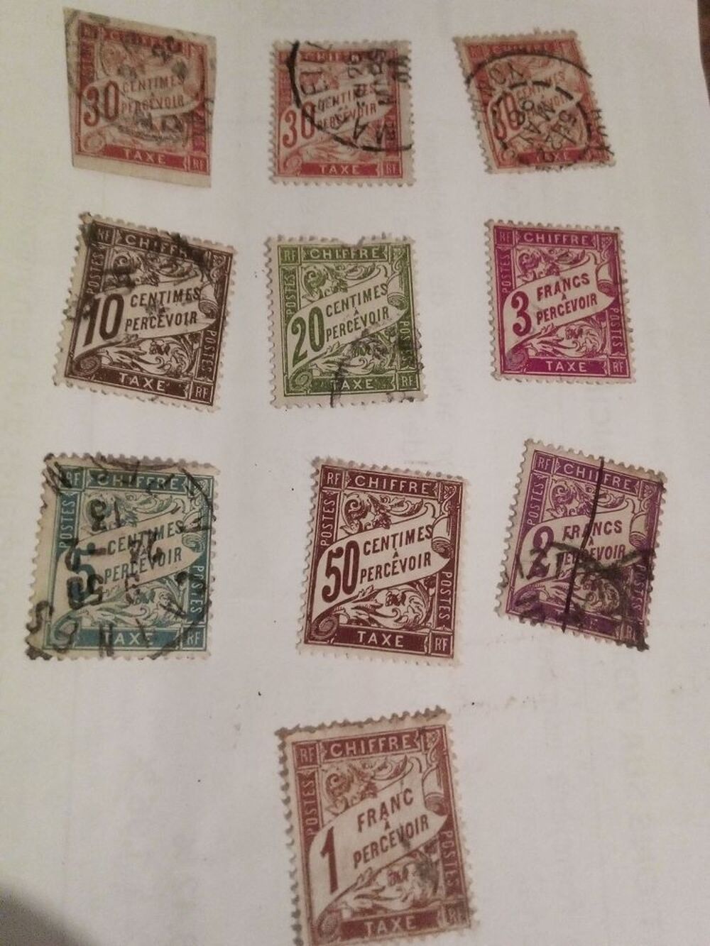Timbres 19 e siecle 