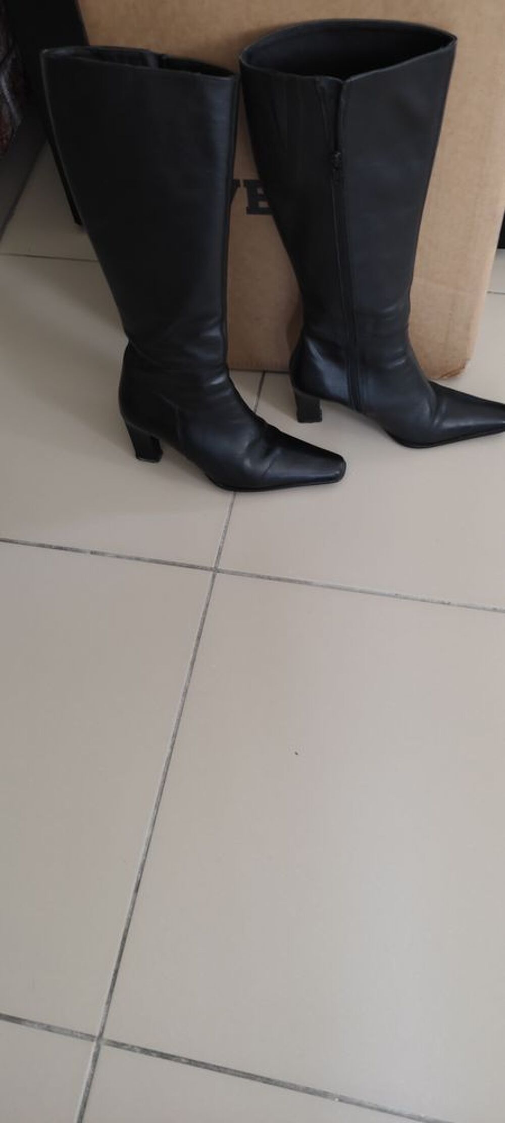 Bottes femme cuir Chaussures