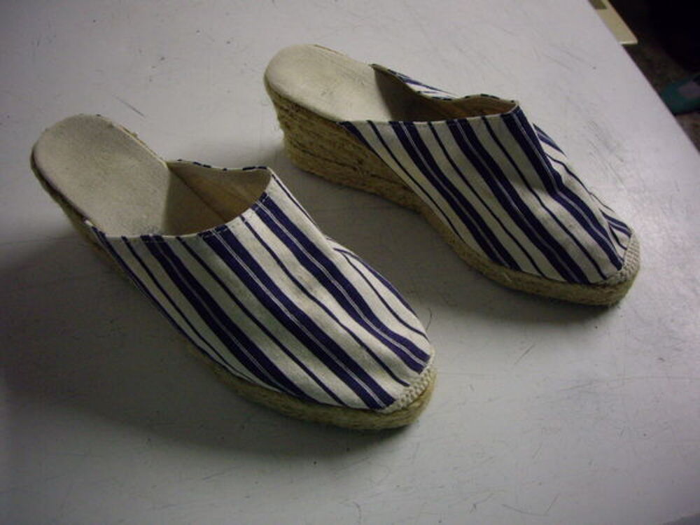 Sabots en espadrilles Marine Ray&eacute; pt 38-neuves- &agrave; 5 € Chaussures