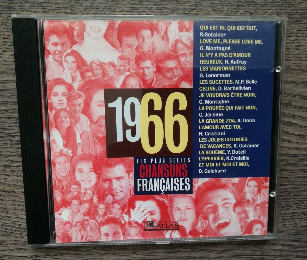Les Plus Belles Chansons Fran&ccedil;aises des ann&eacute;es 1966 CD et vinyles