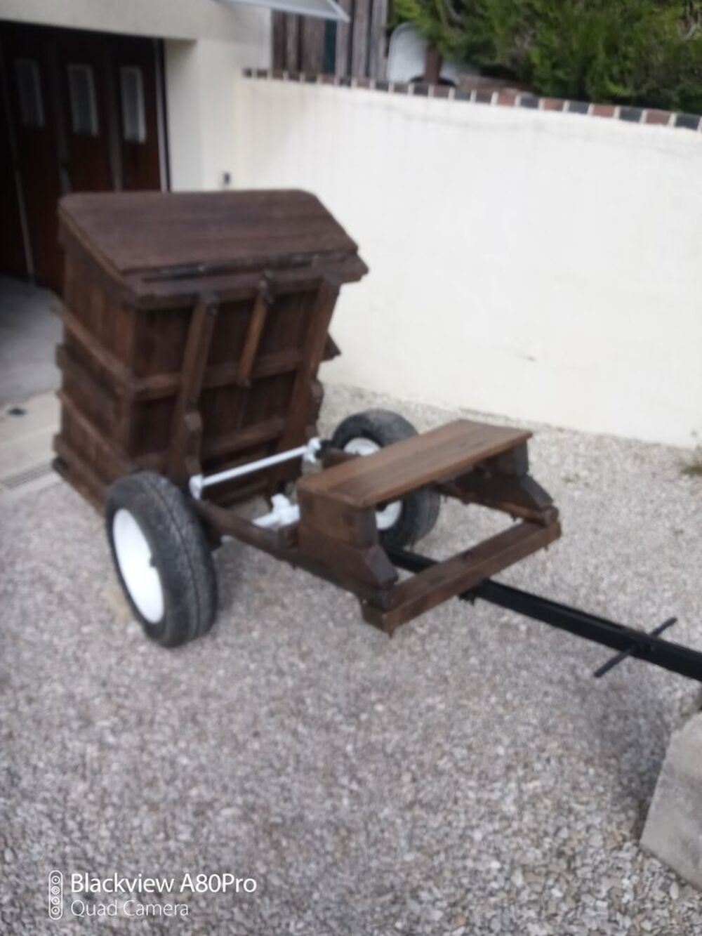 Remorque/Tombereau pour motoculteur Jardin