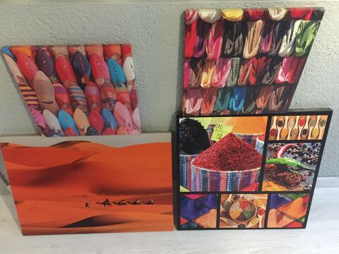 4 cadres d�co africaine TBE 20 Les Brouzils (85)