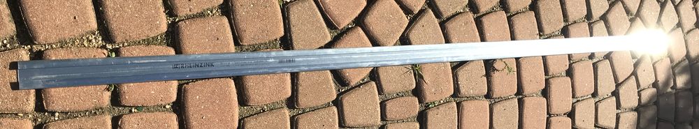 Lot de 20.00 m de coulisseaux plats zinc naturel soit 10 pi&egrave; Bricolage