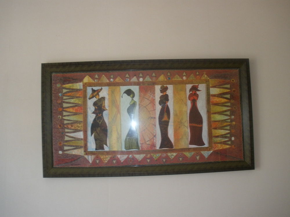 un tableau avec verre Dcoration