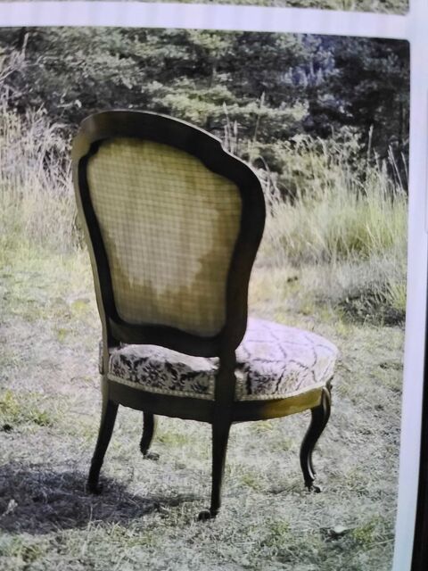 fauteuil + chaise tapiss�e,bon �tat. ensemble ou s�par�ment. 150 Roquefort-les-Pins (06)