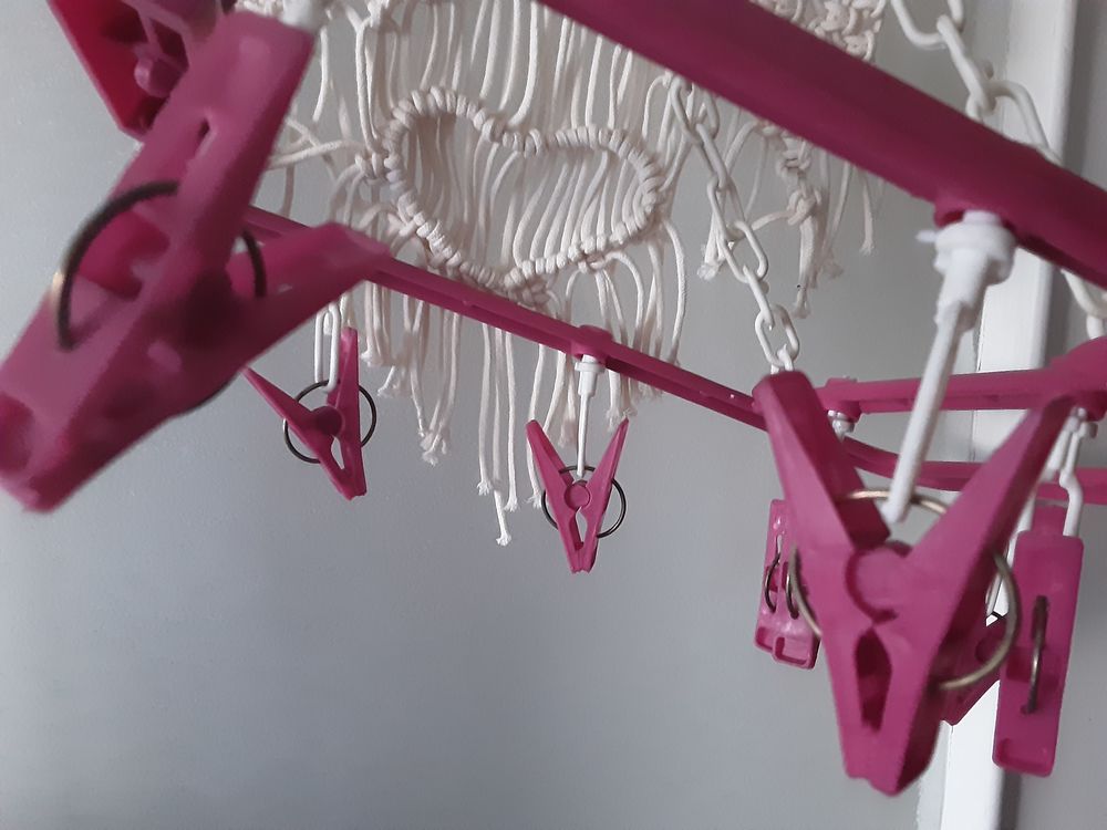 lot de 2 s&eacute;choirs &agrave; suspendre pour petites pi&egrave;ces +2 cintre Vêtements