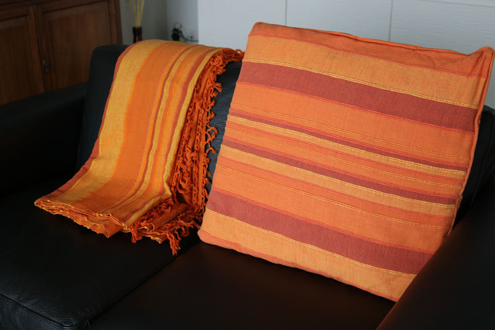 Housse de coussin en coton Décoration