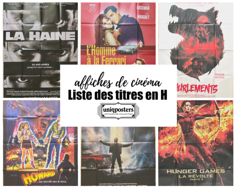 Affiches originales de cinma : Films en H (partie 1) 0 Montpellier (34)