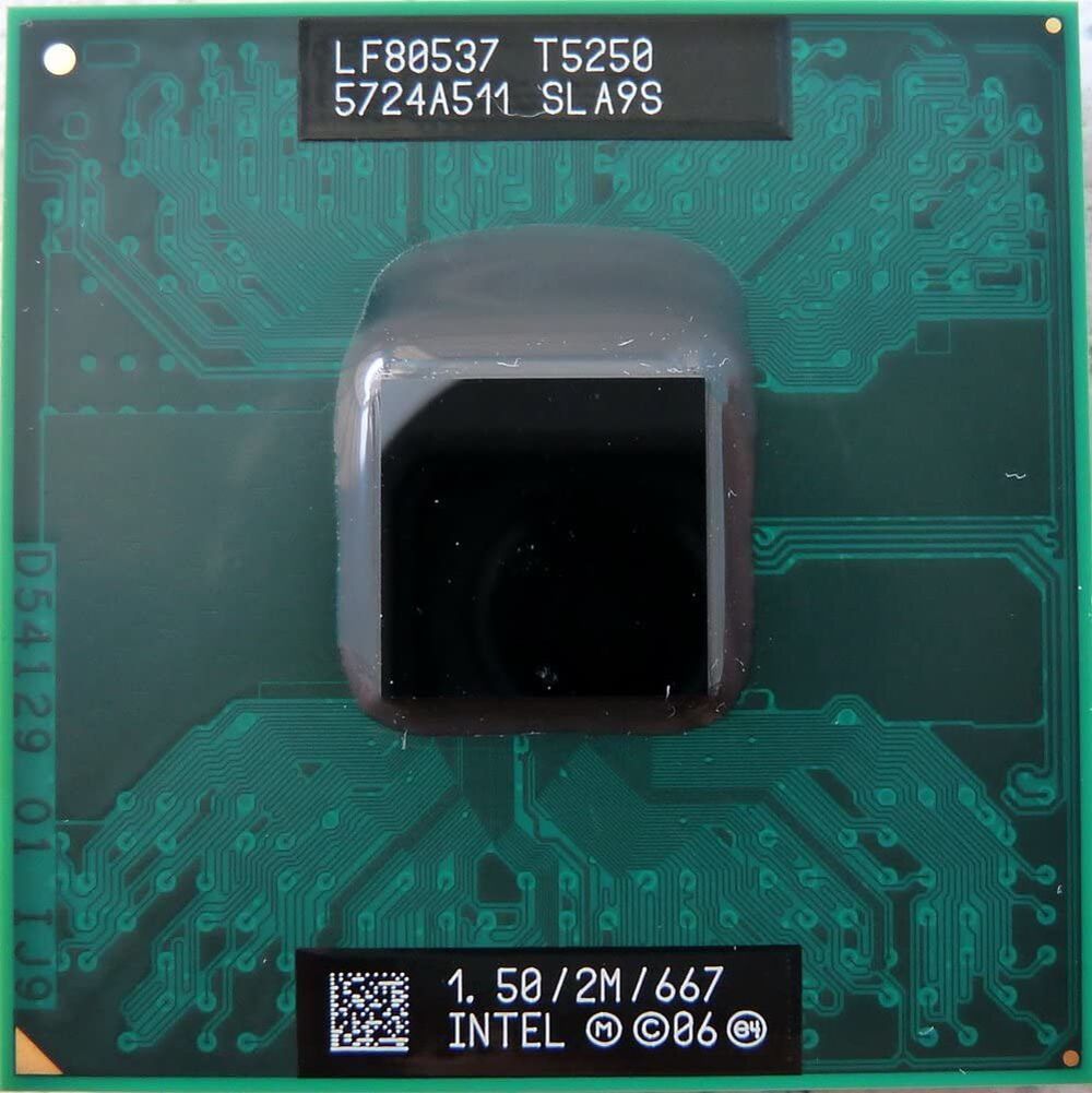 Processeur Intel Mobile 1.5 GHz Core 2 Duo T5250 SLA9S, TBE Matériel informatique