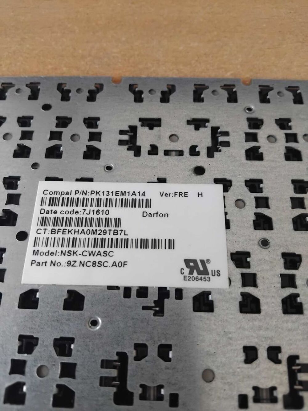 clavier hp notebook 15-af119nf . Matériel informatique