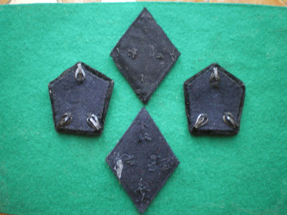 Insignes militaires en tissu - Sant&eacute; Chancellerie G&eacute;nie. 