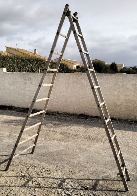 Echelle transformable 2x10 echelons 2 plans 180 Saint-Jean-de-Fos (34)