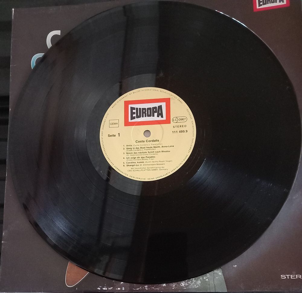 COSTA COLDALYS / 2 X DISQUES VYNIL 33 TOURS 
CD et vinyles