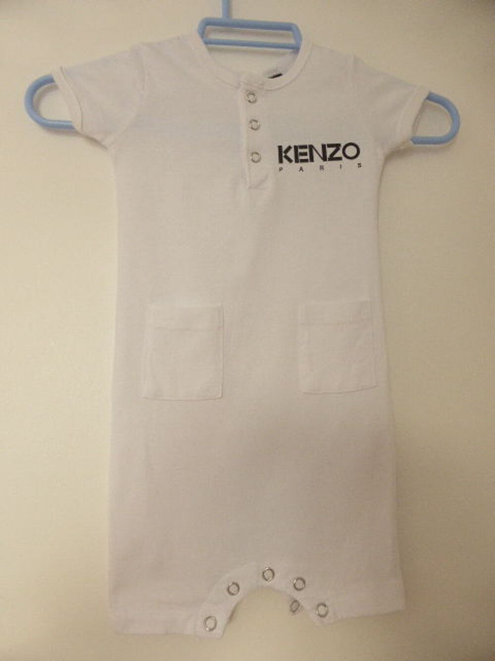 KENZO Paris barboteuse blanche manches courtes 3 mois Vêtements enfants