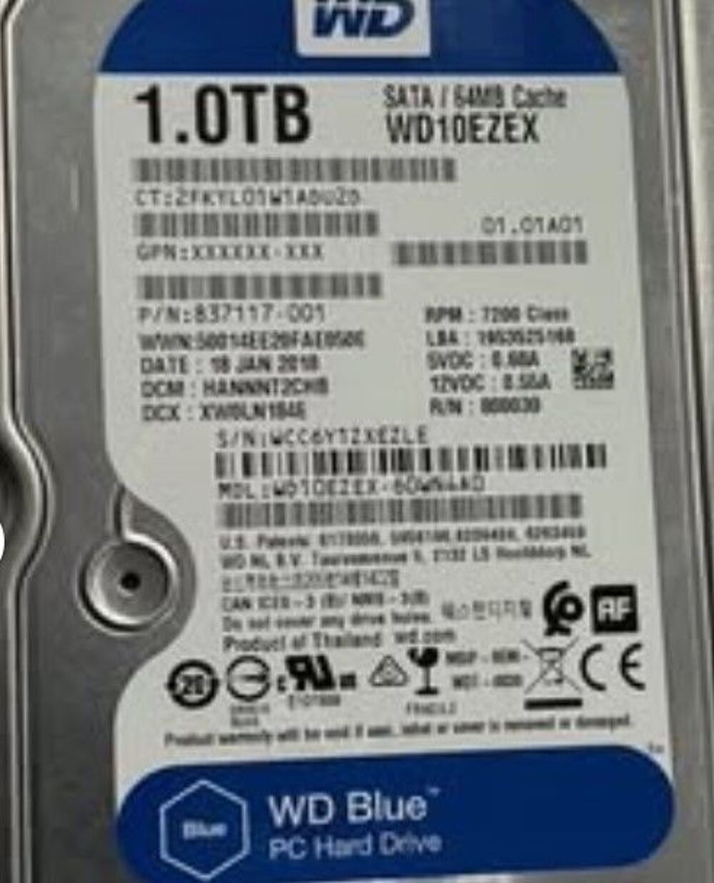 Disque dur pour PC Tour Matriel informatique