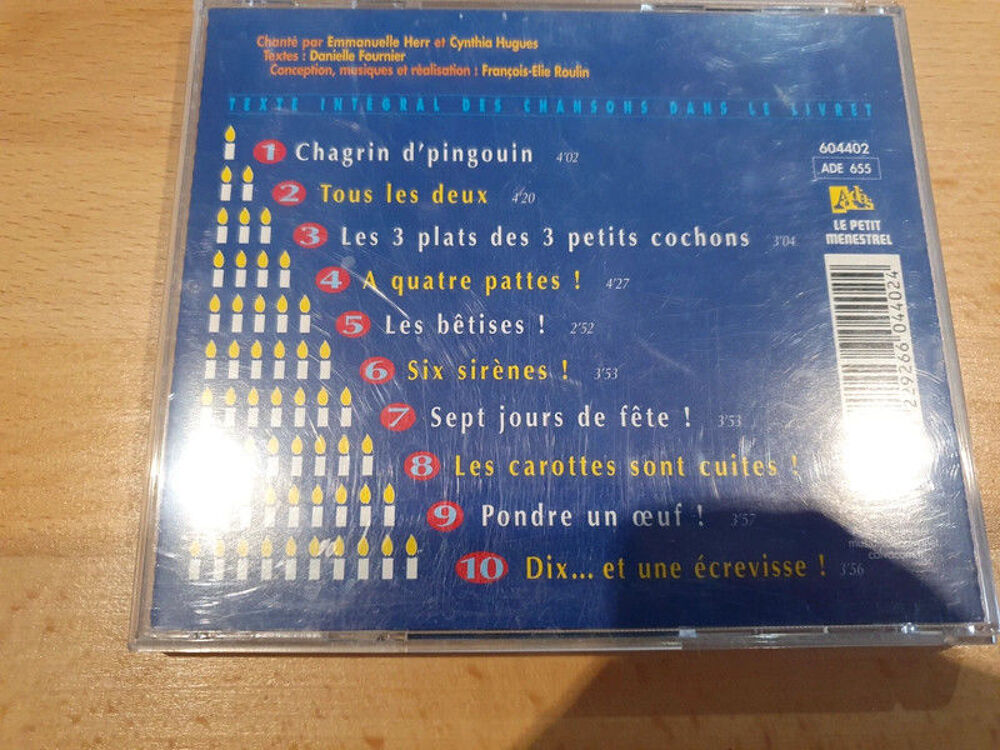 Cd : japprend &agrave; compter jusque 10 en chantant CD et vinyles