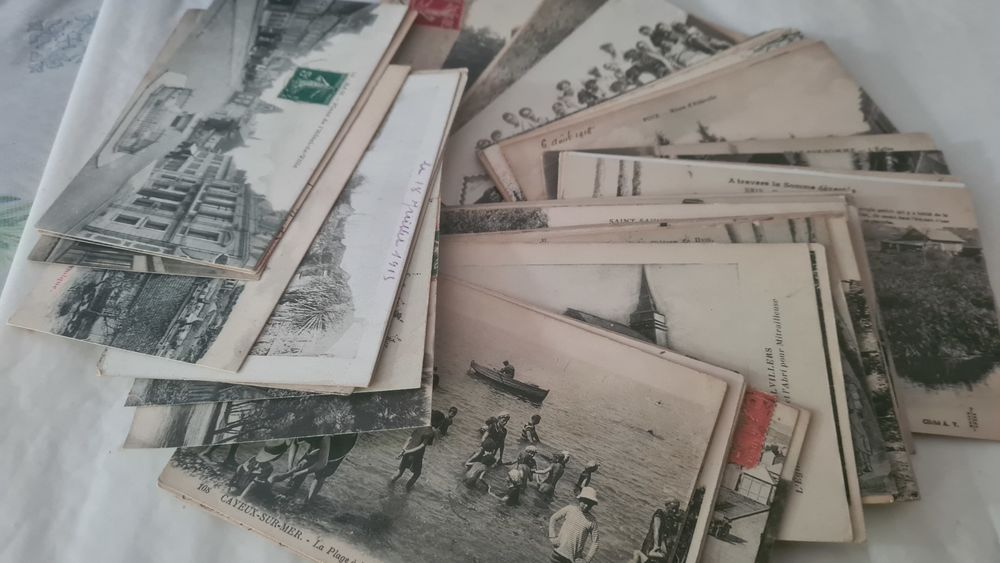 .cpa du 80 - Lot de 100 cpa de la somme ,pas d'Amiens ni d"A 