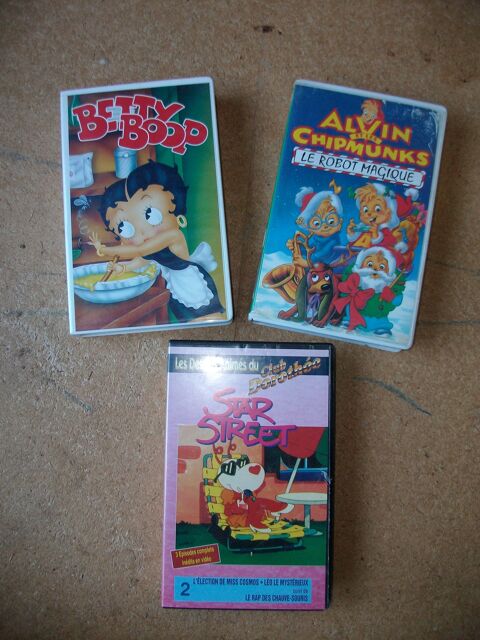 Diverses K7 Vidéos Dessins Animés à 0,10 € 1 Bouxwiller (67)