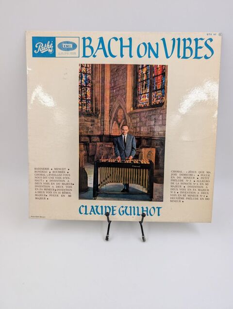 Vinyle 33 tours Bach on Vibes : Claude Guilhot avec fourreau 6 Vulbens (74)