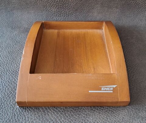 Ramasse monnaie sncf vintage en bois avec rainure 15 Mauguio-Carnon-Plage (34)