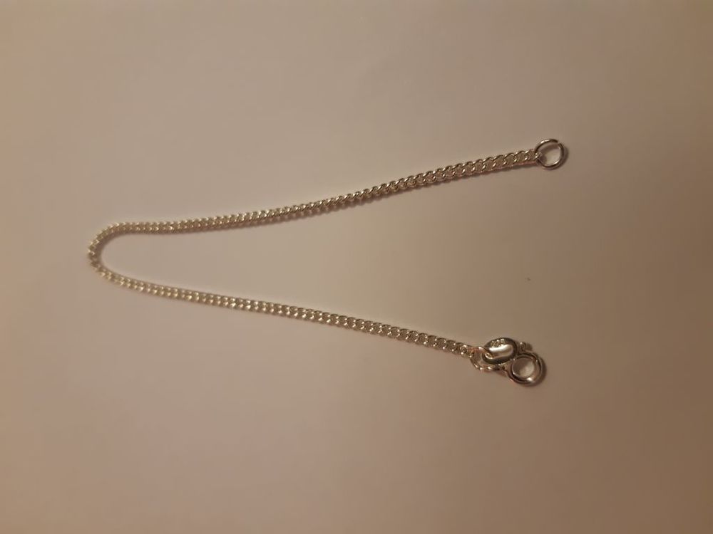 chaine en argent 925, longueur 15 cm, largeur 2 mm Bijoux et montres