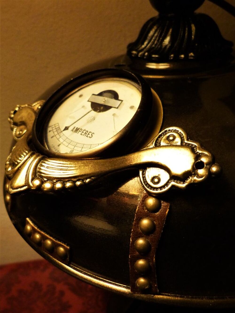 Grande Lampe "ANTIQUE LIGHT OF SCIENCES" Steampunk Décoration