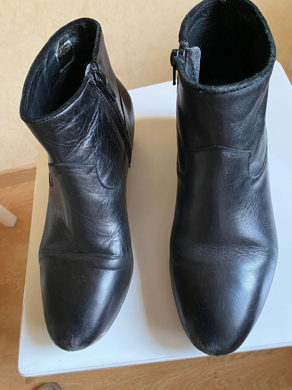 Boots cuir femme Chaussures