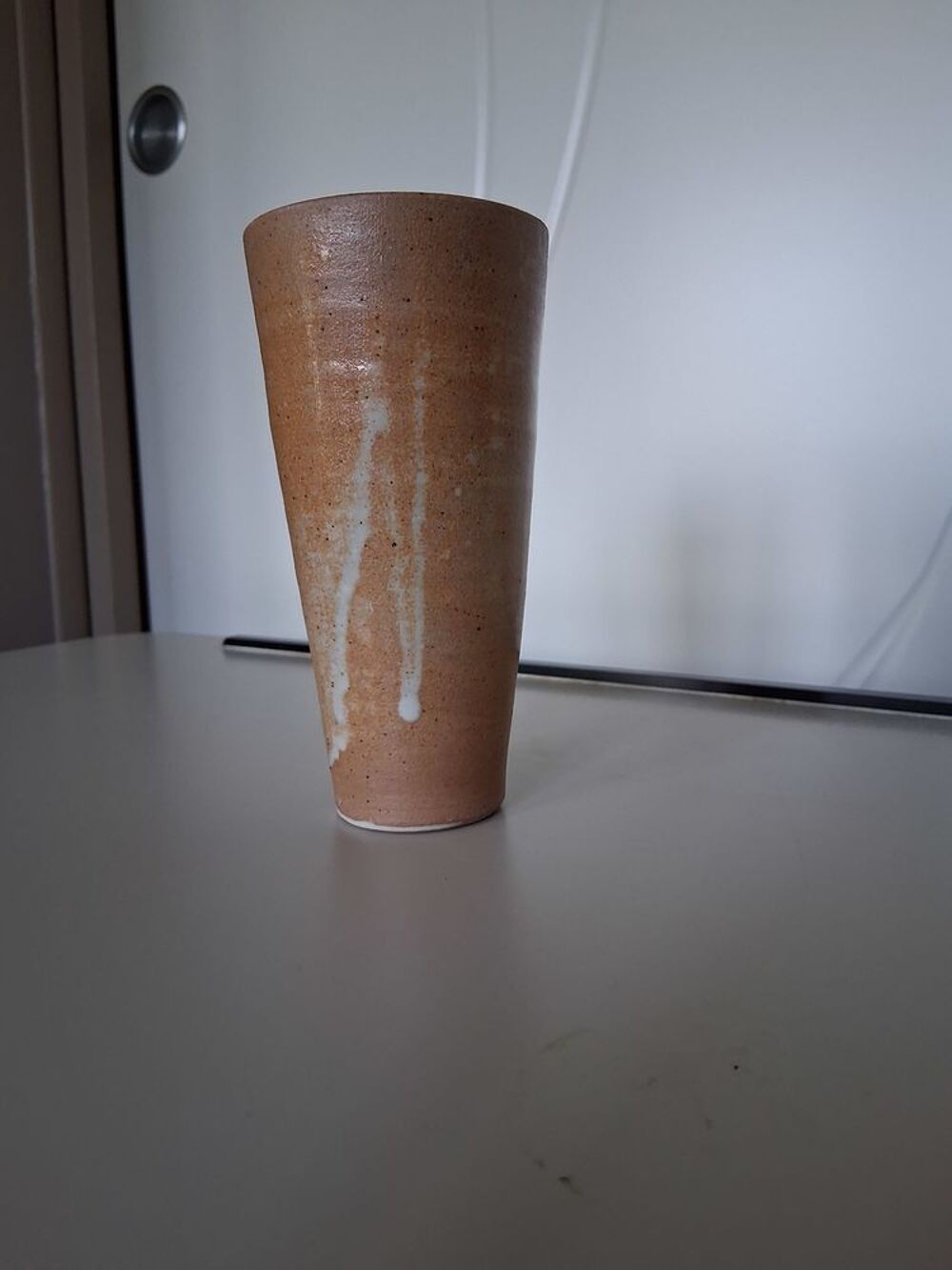  Lot de 6 Verres / Gobelets en gr&egrave;s Cuisine