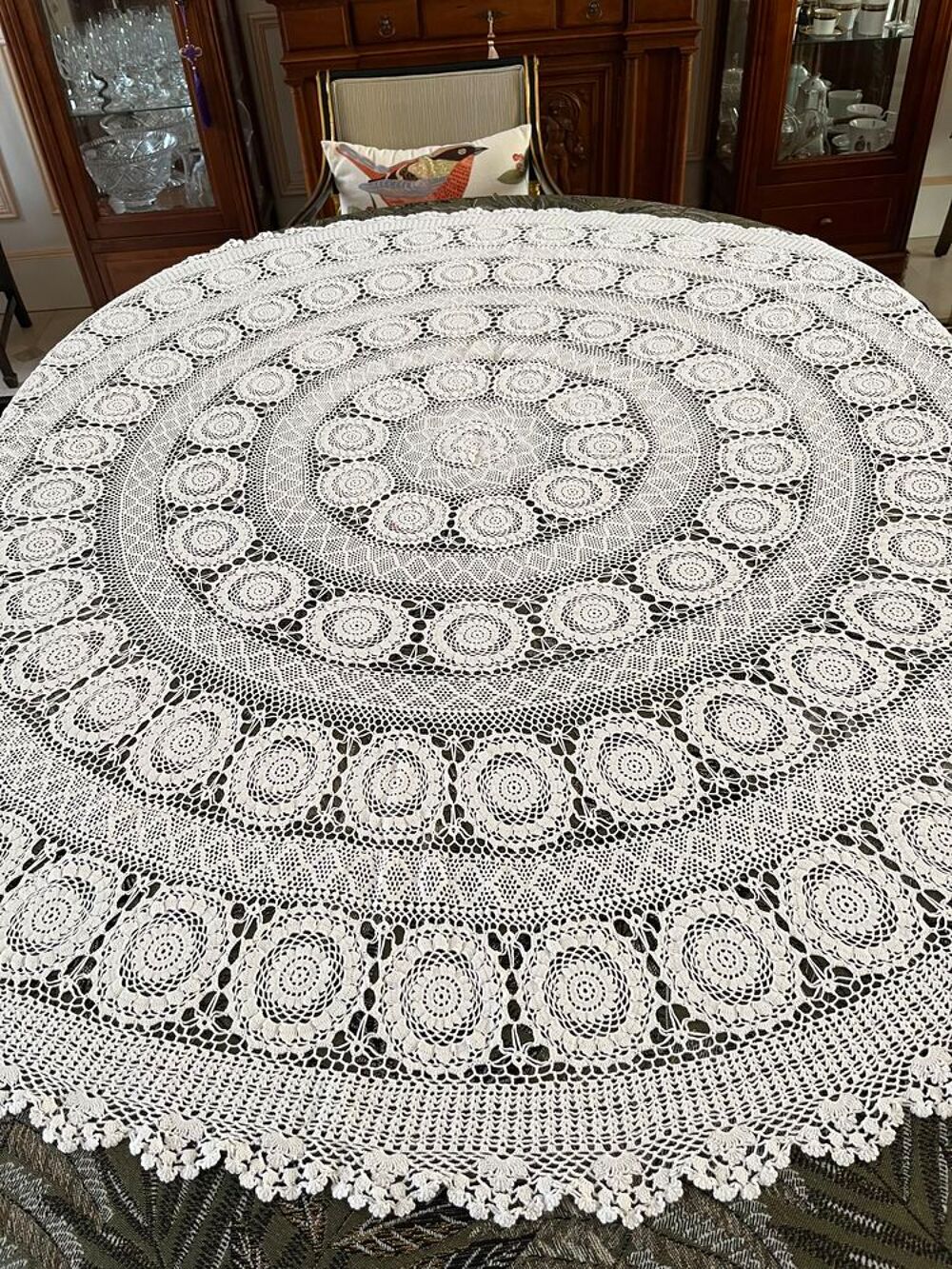 Nappe - Nappe ronde - Nappe crochet Décoration