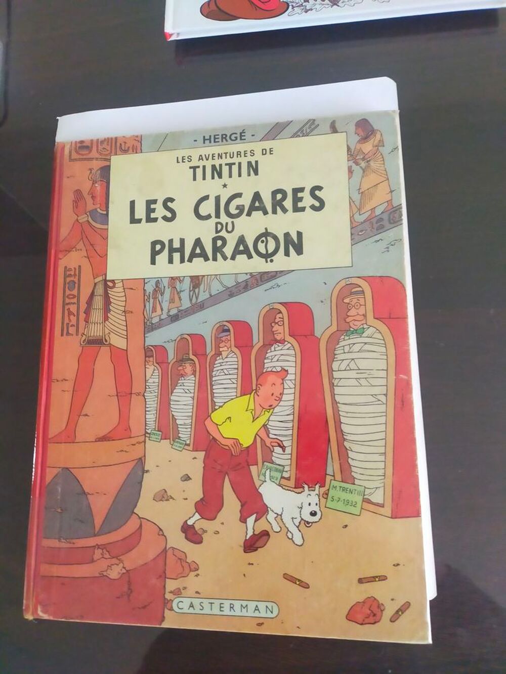 Tintin - Les cigares du pharaon &eacute;ditions belges Casterman Livres et BD
