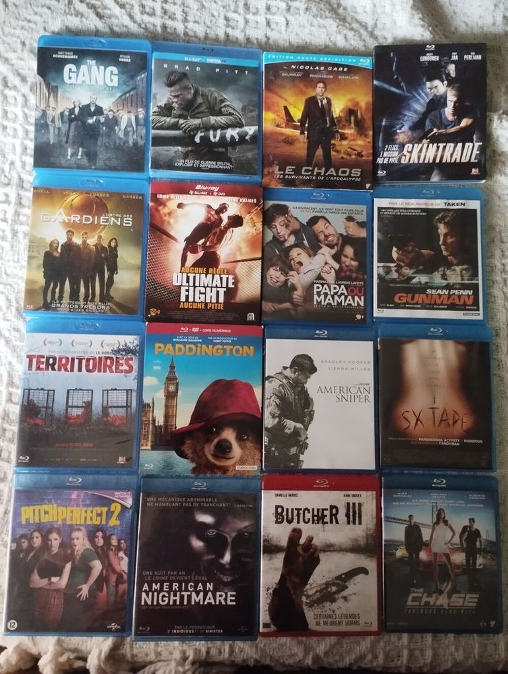 blu-ray DVD et blu-ray