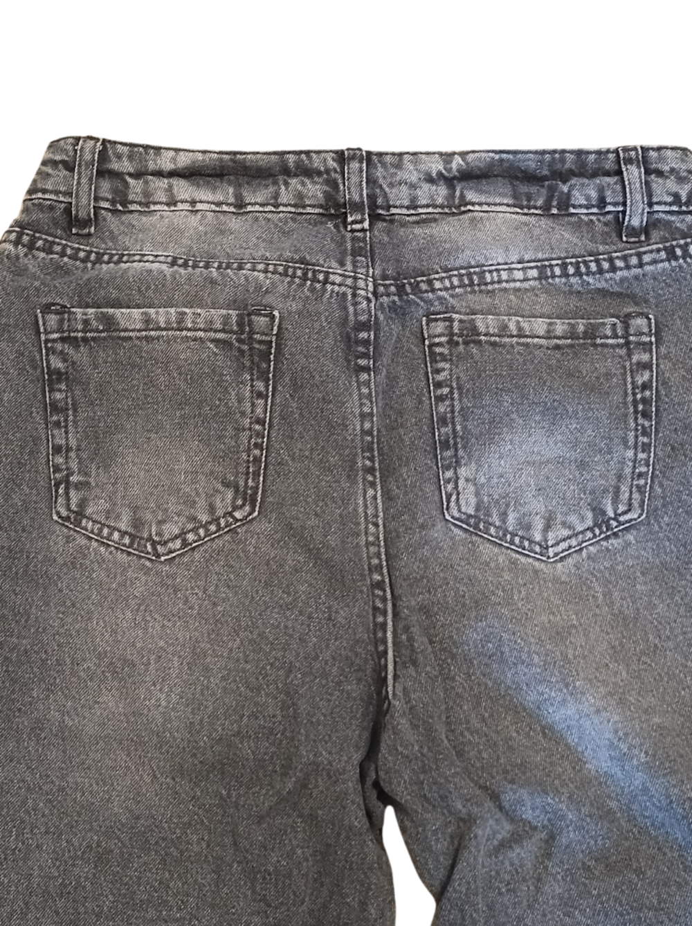 Jean gris boyfriend femme 38 neuf Vêtements