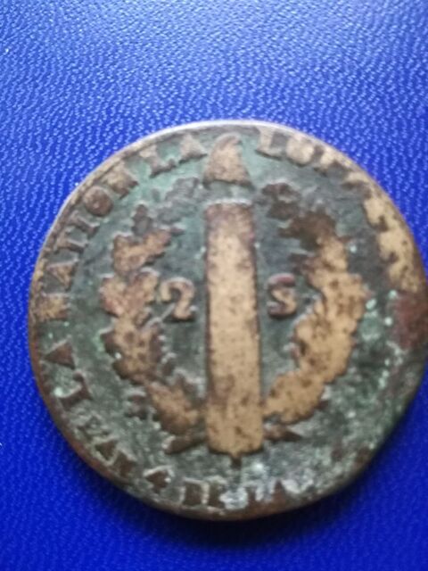 1792 W 2 sols Lille - Louis XVI 10 Paris 2 (75)