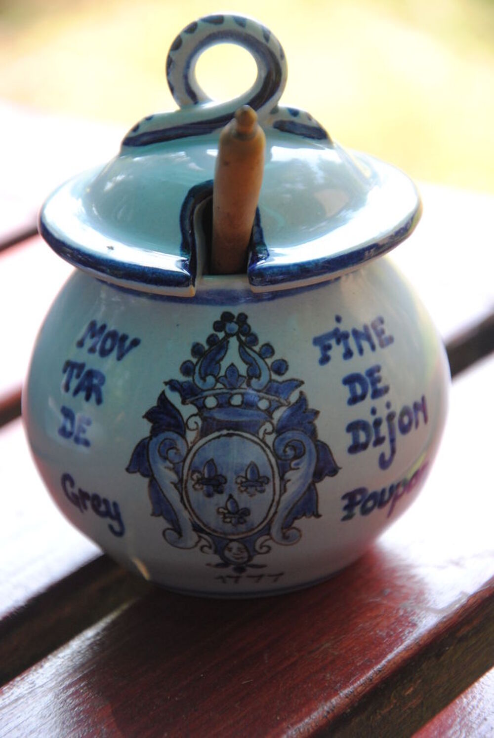 Ancien moutardier Emile Tessier Décoration