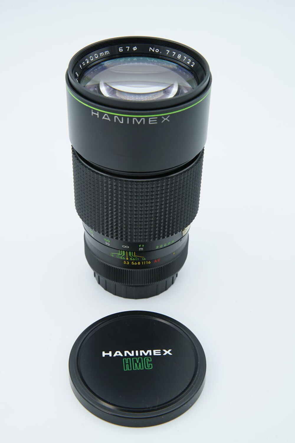 Objectif Konica Hanimex 200mm F3.3 HMC Photos/Video/TV