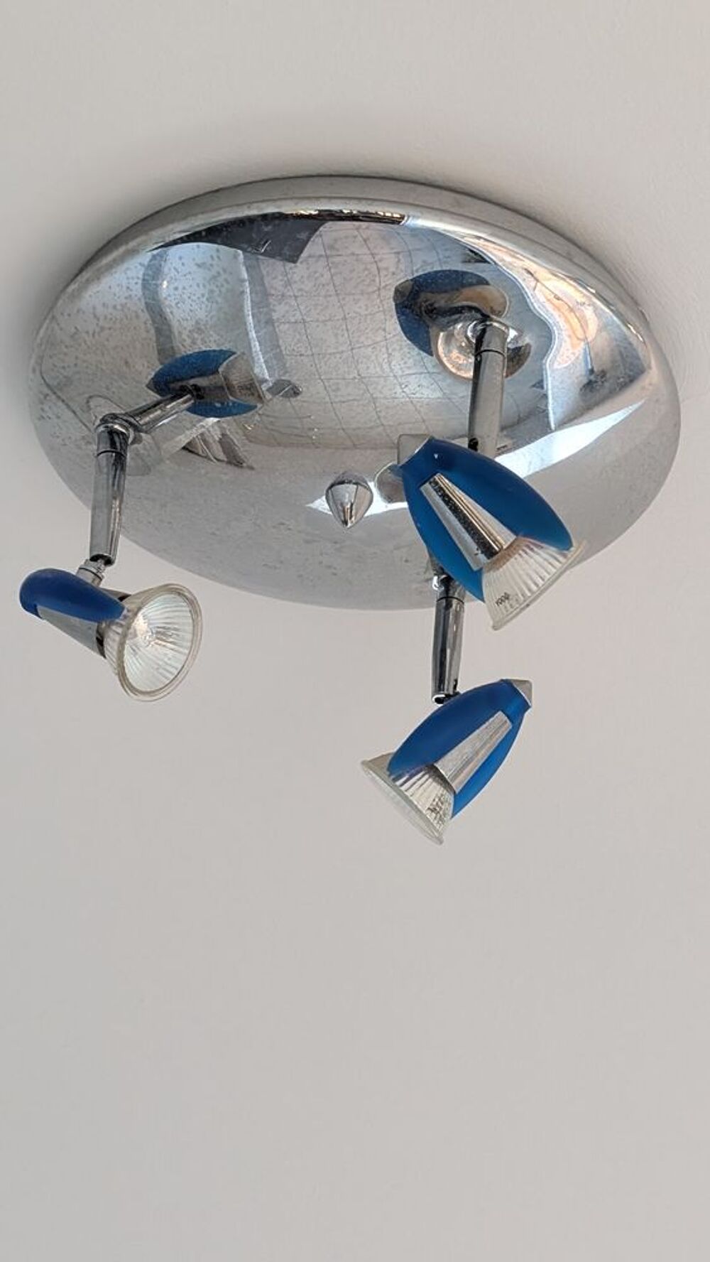Plafonnier de Salle de bain 3 lampes halog&egrave;nes Décoration