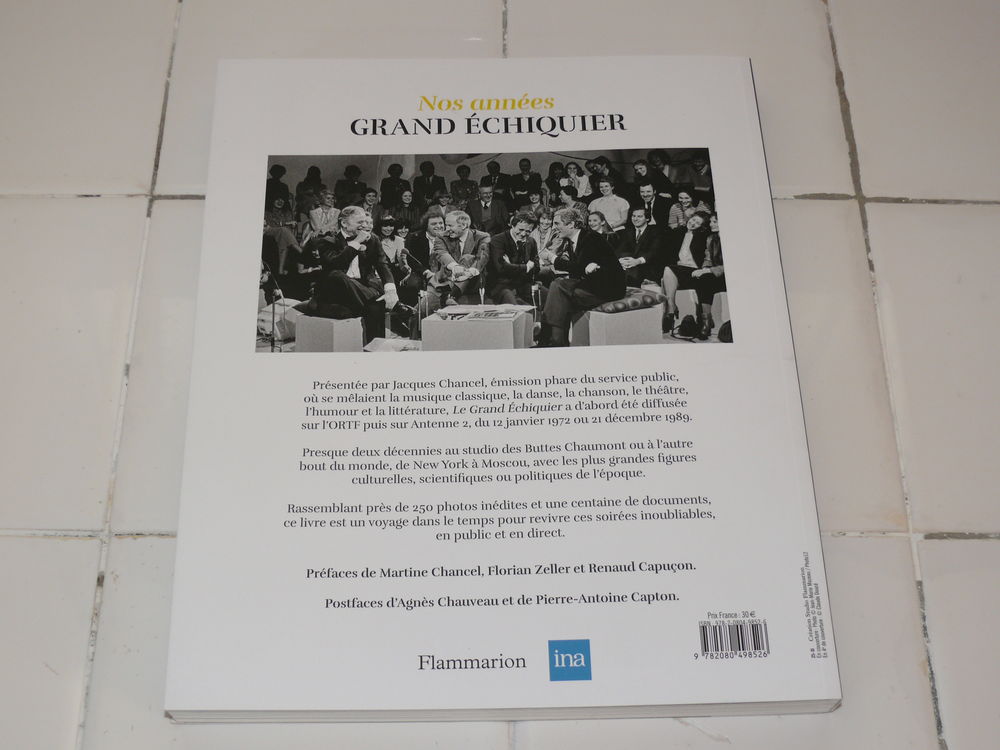 Livre : "Nos ann&eacute;es Grand Echiquier" Livres et BD