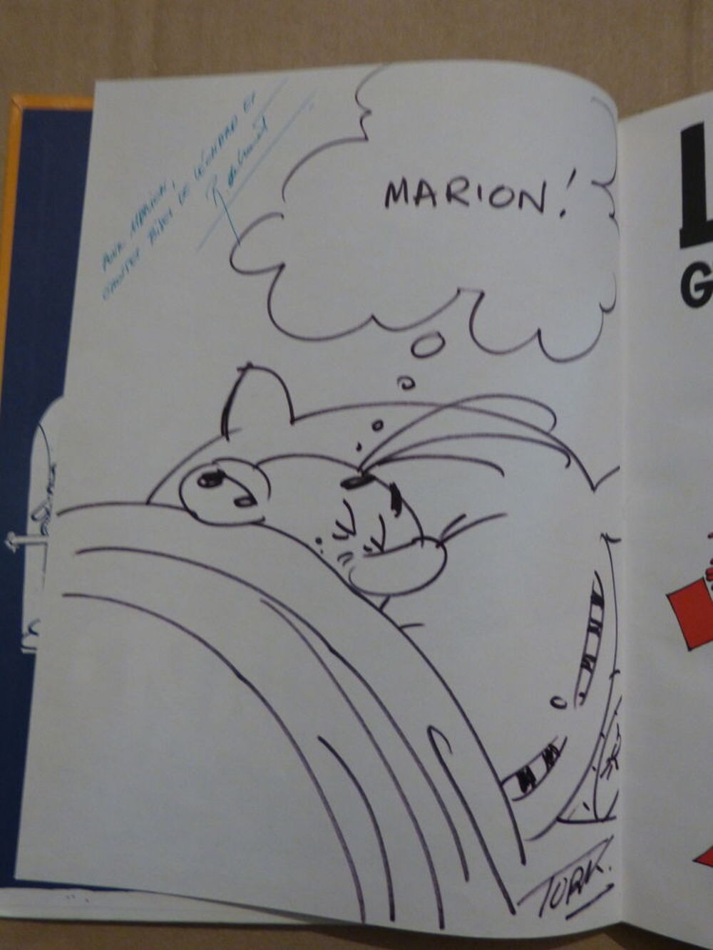 BD LEONARD N&deg; 26 avec une dedicace de TURK et DEGROOT Livres et BD
