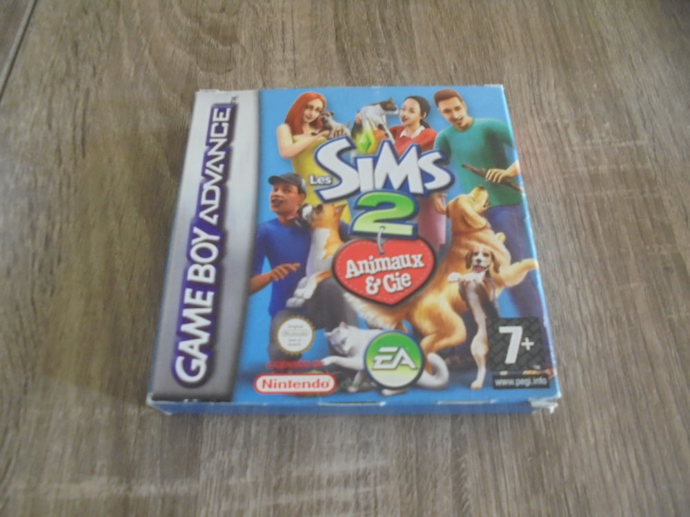 Jeu GBA - &quot;Les Sims 2 - Animaux et Compagnie&quot;.
Consoles et jeux vidos