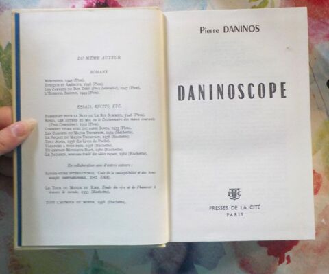 DANINOSCOPE par Pierre DANINOS Ed. Presses de la Cit� 1963 4 Bubry (56)