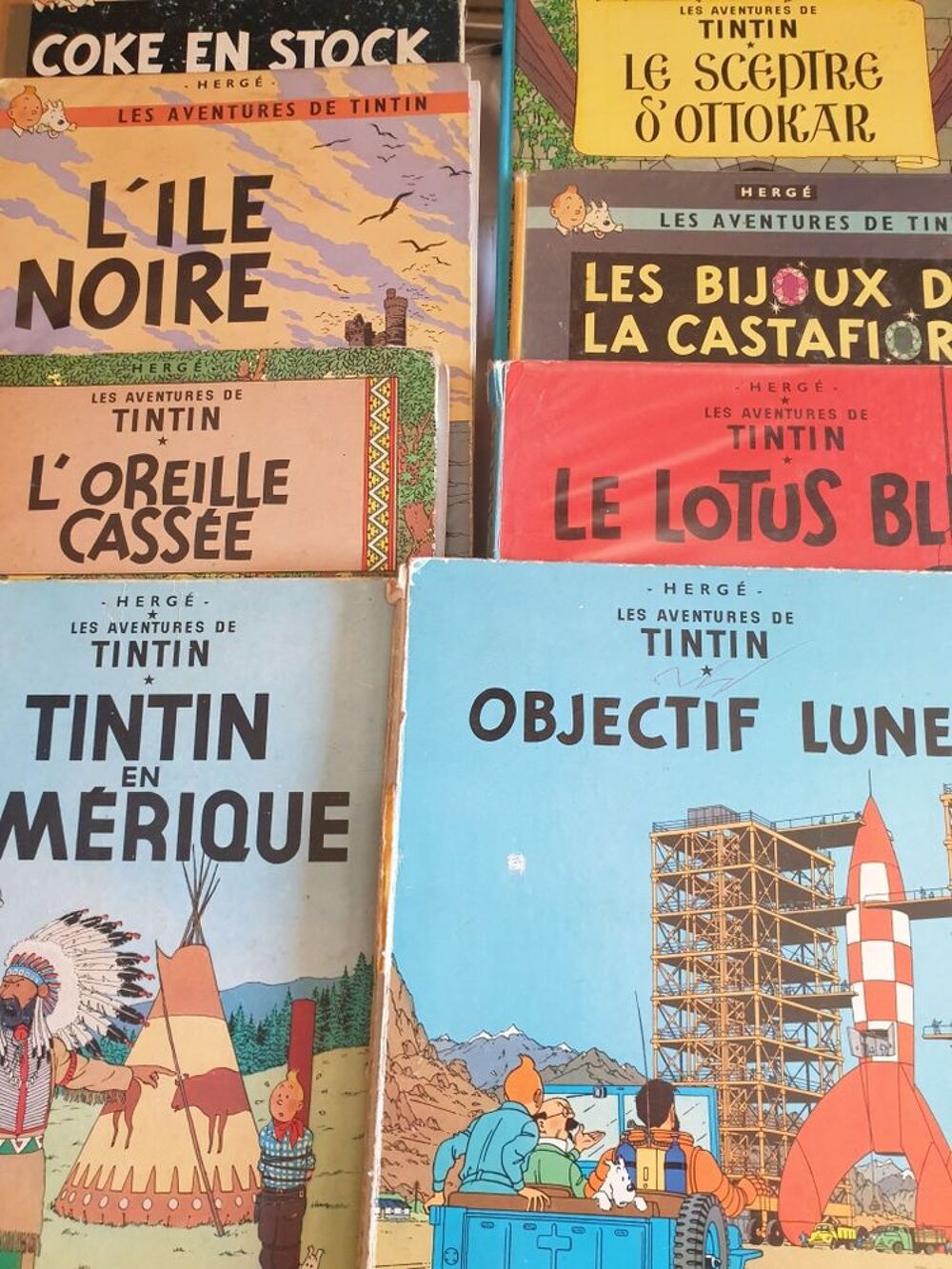 TINTIN albums anciens Livres et BD