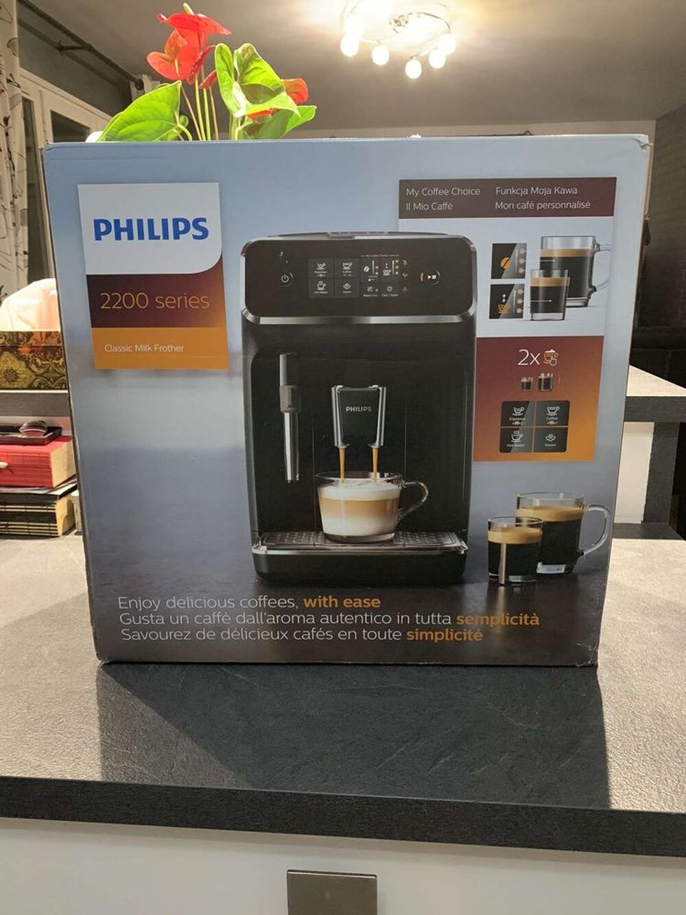 Machine &agrave; caf&eacute;/cafeti&egrave;re Philips Domestic Appliances S&eacute;rie 2200 Machine Expresso Electroménager