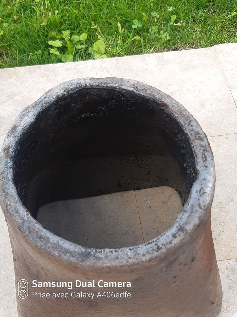  sortie de chemin&eacute;e en gr&eacute;s verniss&eacute; Bricolage