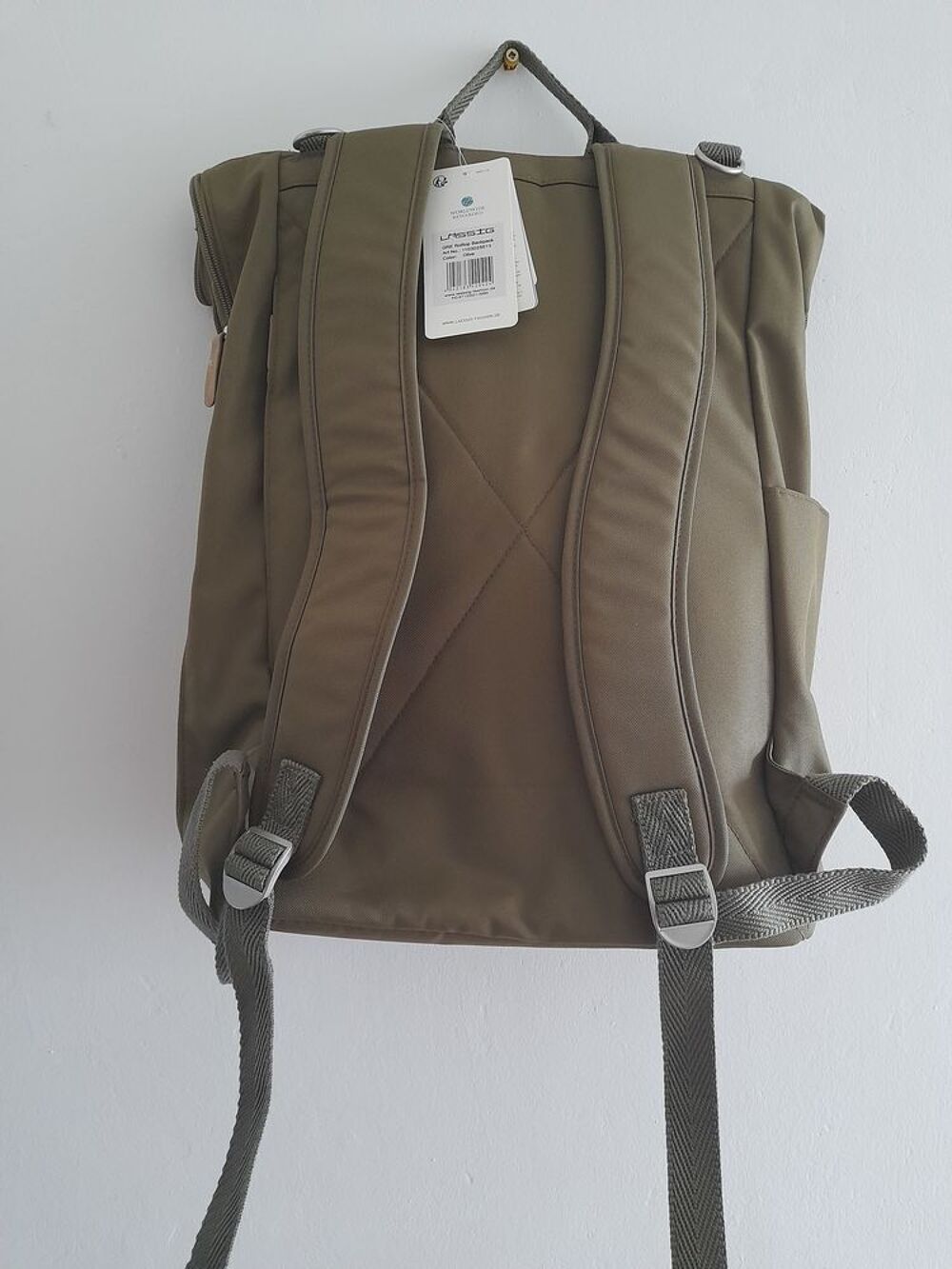 sac &agrave; dos &agrave; langer ROLL TOP couleur Olive NEUF ! Puriculture