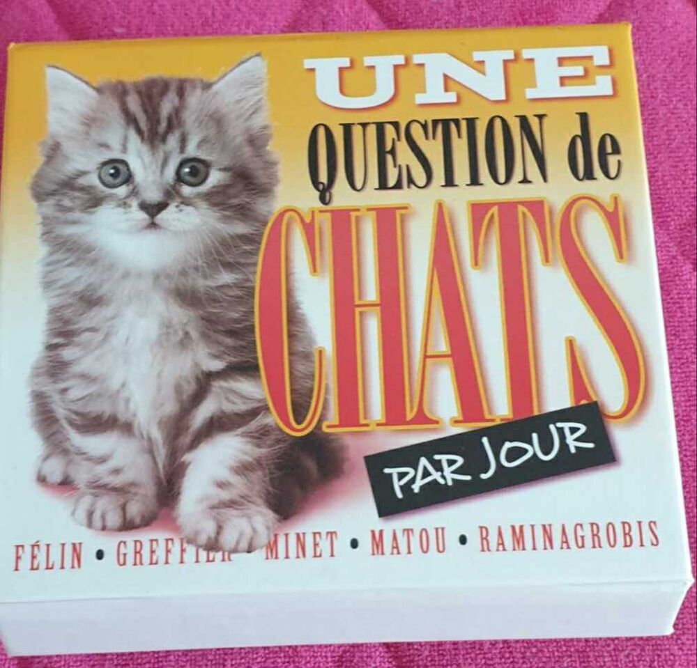 Une question de chat par jour Livres et BD