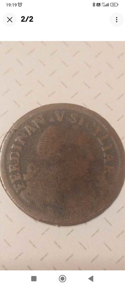 Un Grano Cavalli 1792 P.AP Ferdinand 4 Très Bel état Drancy (93)