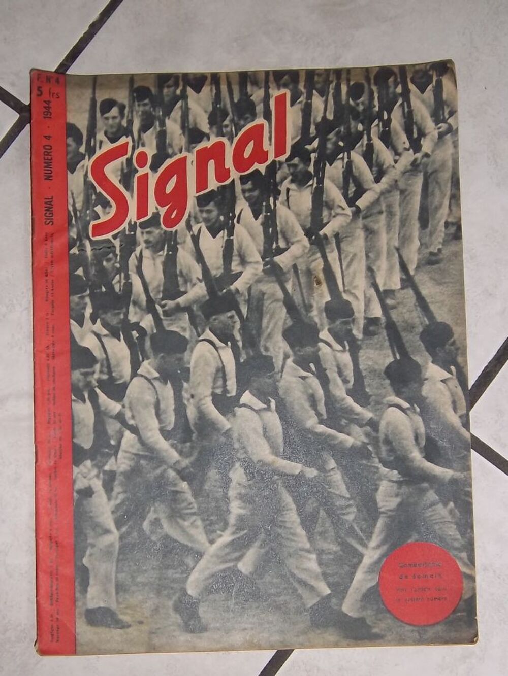 Revue Signal n&deg; 4 1944 Livres et BD