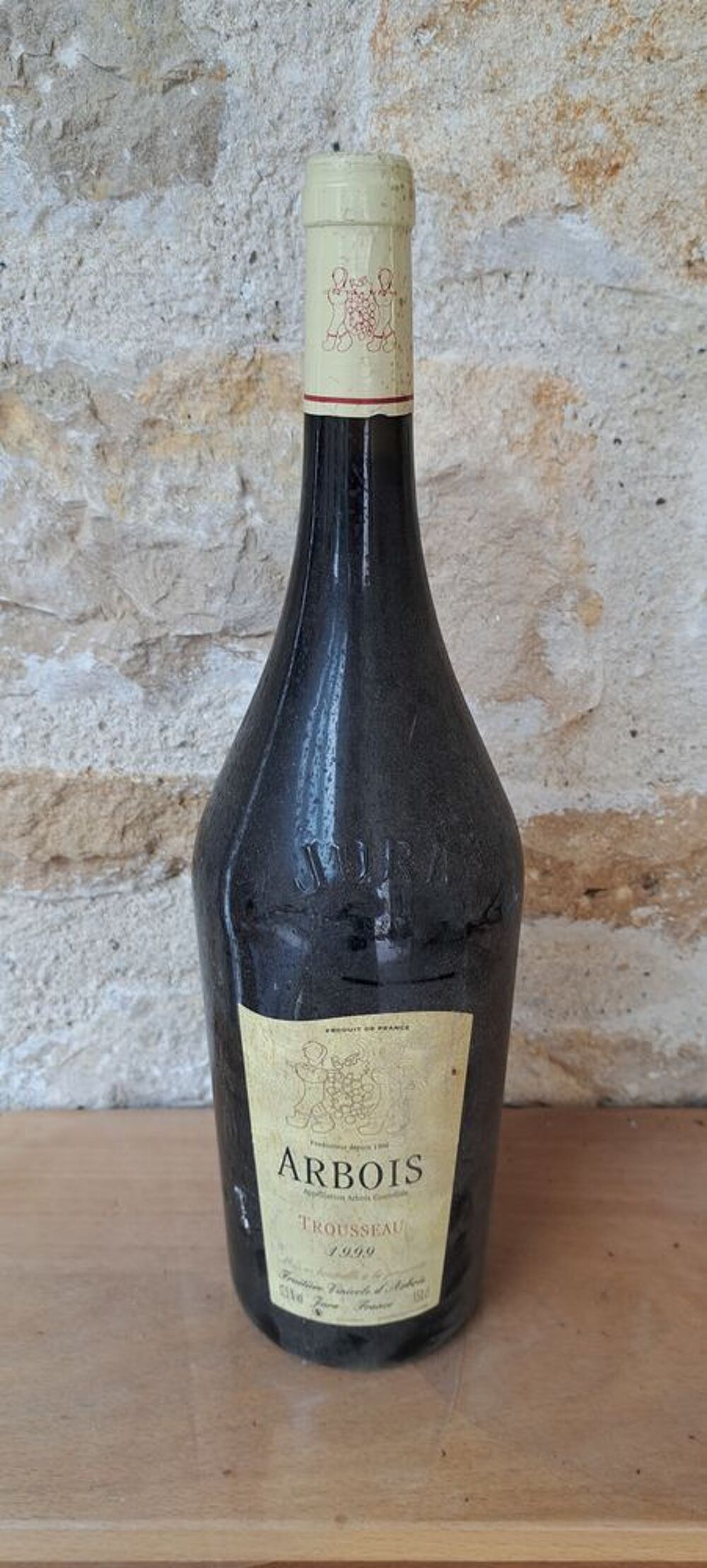 Magnum ARBOIS rouge c&eacute;page TROUSSEAU" de 1999 